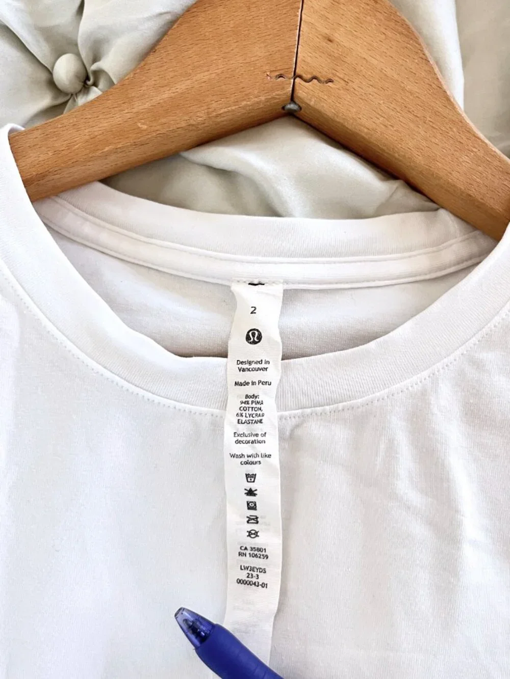 Lululemon White Tee